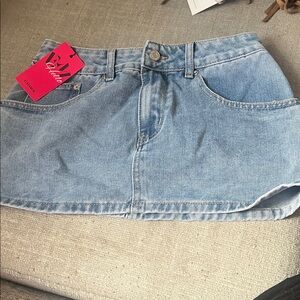 Mini Jean Skirt size S